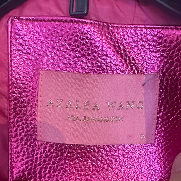 Azalea Wang Studded Pink Leather Jacket - Picture 4 of 9